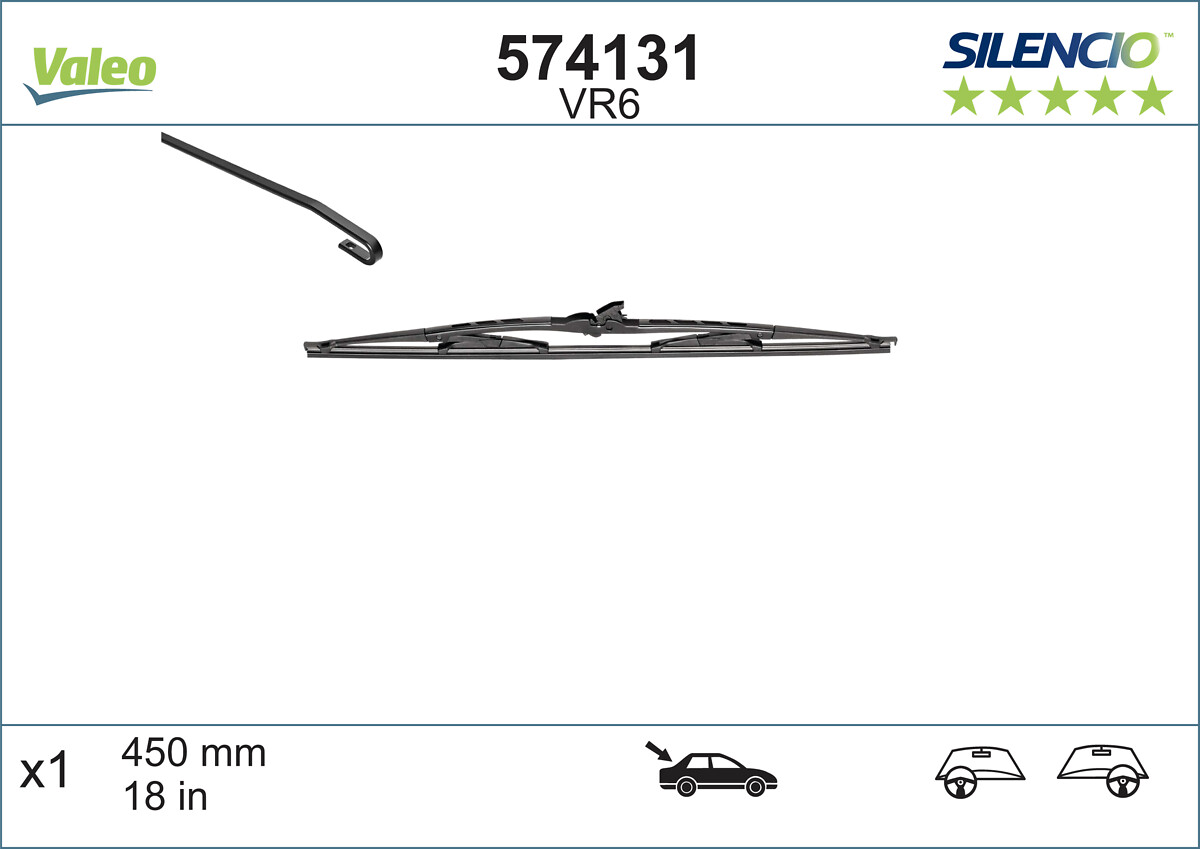 Lamela stergator VALEO 574131